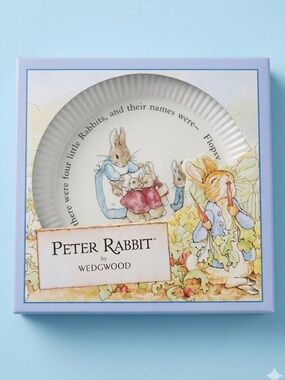 Vintage Wedgwood Peter Rabbit 6” Compotier Dish England Beatrix Potter 1993 NIB